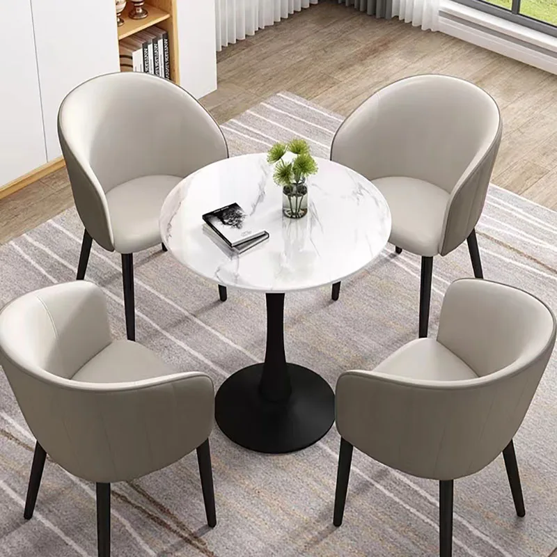

2022 Dining Chair Home Italian Minimalist Backrest Comfortable Stool Light Luxury Simple Restaurant Reception The Two Groups