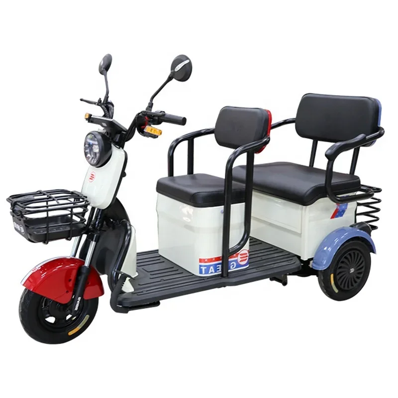 Factory electric tricycle 800W high-speed 60V 20A adult electric tricycle motorcycle