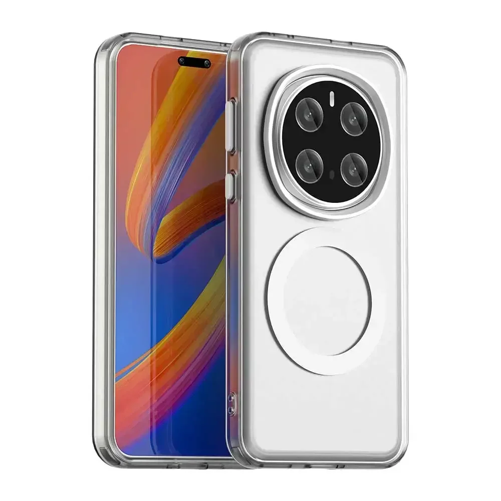 Candy Color Translucent Shockproof Bumper Case with Magnetic Technology