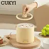 Portable Multicooker large caliber Stew Pot Slow cooker Non-stick Rice Cooker Reservation Noodles Boiler Portable Crock Pot 0.8L 5