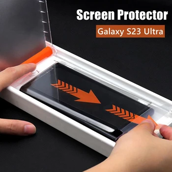 삼성 갤럭시 S23 울트라용 프리미엄 세라믹 필름, 간편한 설치, 유리 없음 상품 이미지