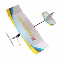 HuangFeng-220 Wasp Popular Science Version Remote Control Ultra-low Speed Glider Indoor Aircraft Model KIT/KIT+Motor 1