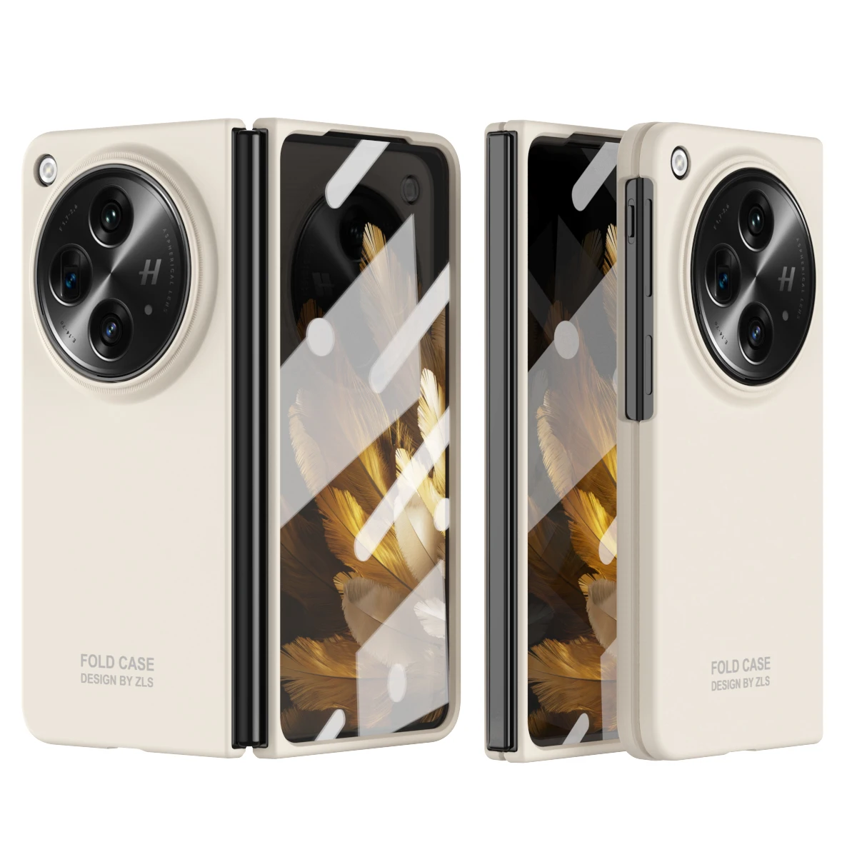 Phone Case For OnePlus Open OPPO Find N3 With Front Screen Protector Glass Plastic Back Cover_voghion.com