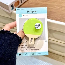 Korean Cute Cartoon Magnetic Grip and Stand (Green Table Tennis)