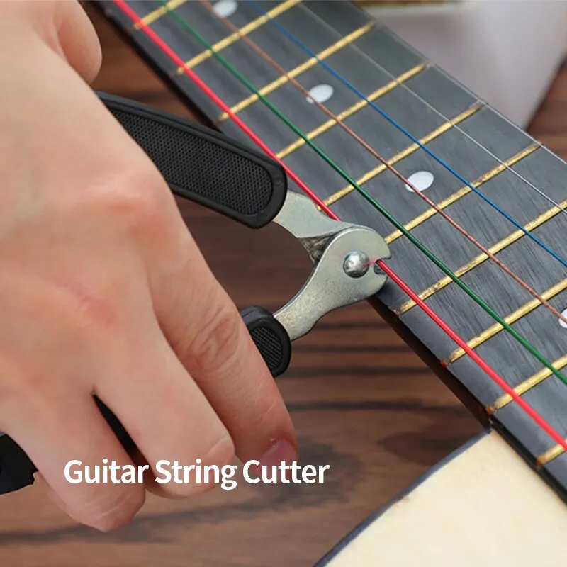 Wooden Guitar String Changing Tool Installation String Cutter Winding Winding Three in One Pliers Puller Bakelite