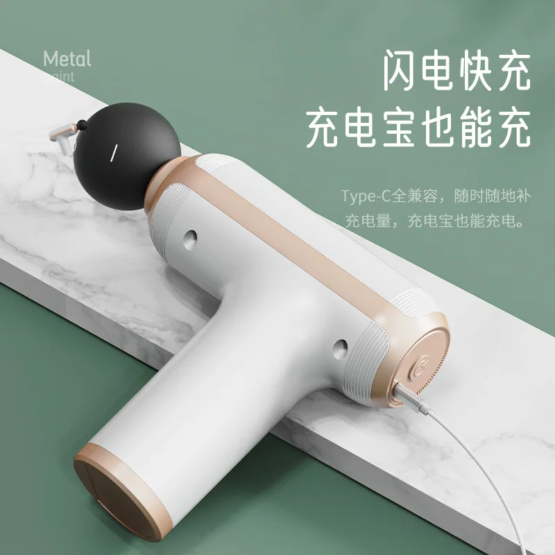 

mini mini fascia gun grab muscle relaxer high frequency impact sports fitness portable massage gun massager