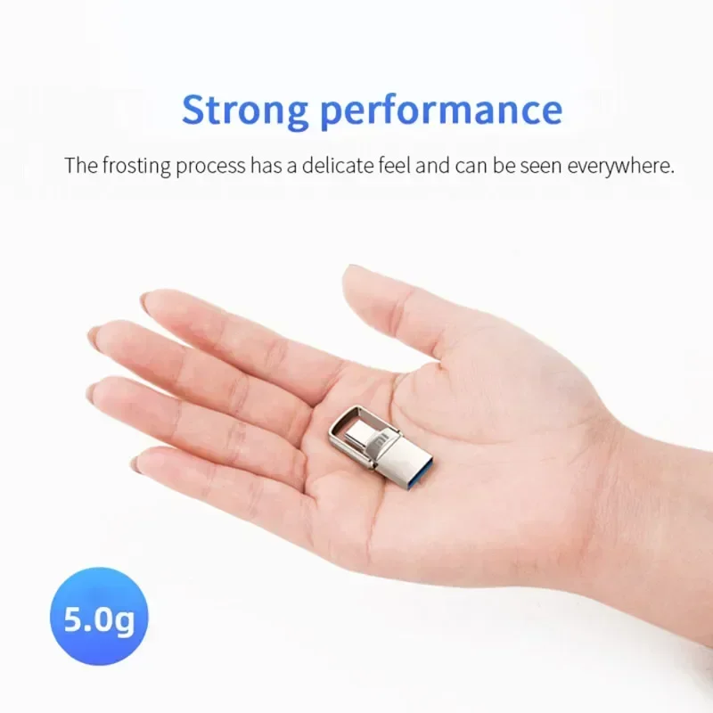 메탈 USB 플래시 드라이브 128GB 고속 타입 C U 디스크 펜드라이브 256GB 512GB 라이트닝 USB 3.0 메모리 스틱 (애플 맥북, 휴대폰용)