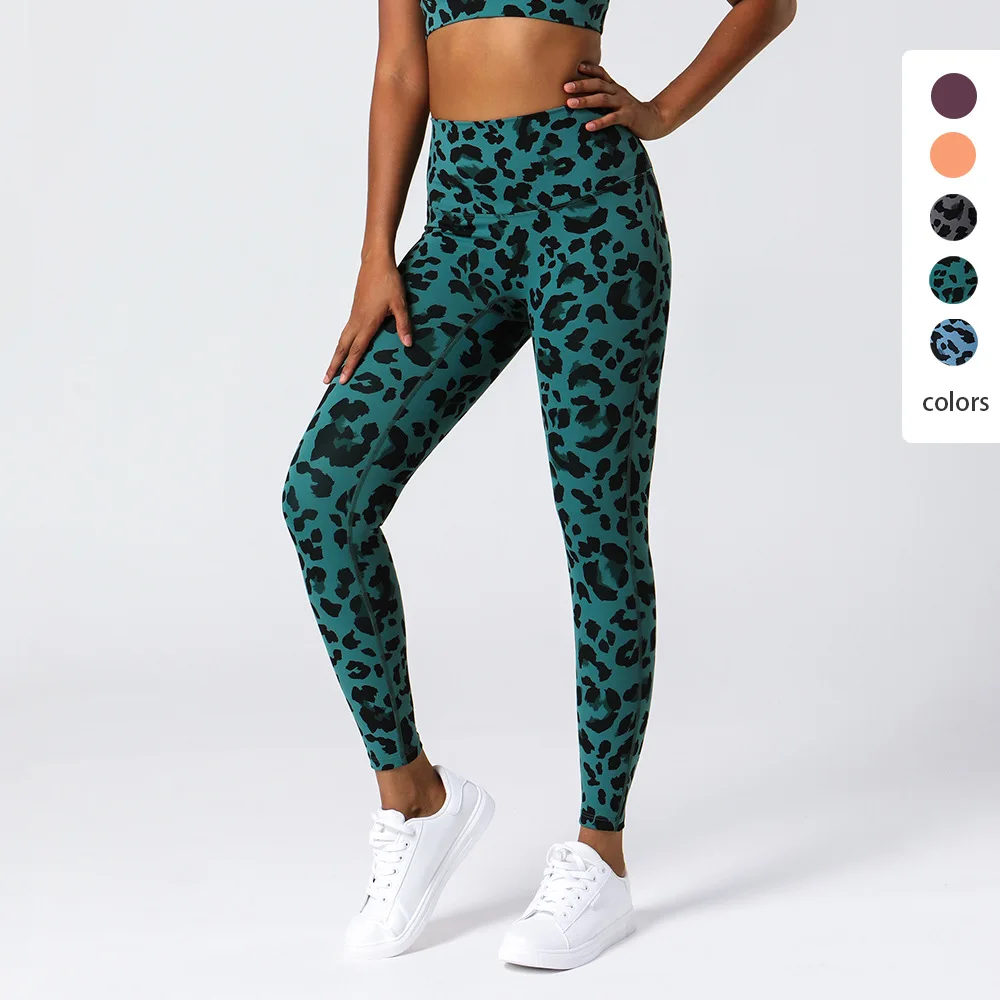 Damen Trainingsanzug Camouflage Sporthose Leggings HS391 - Home