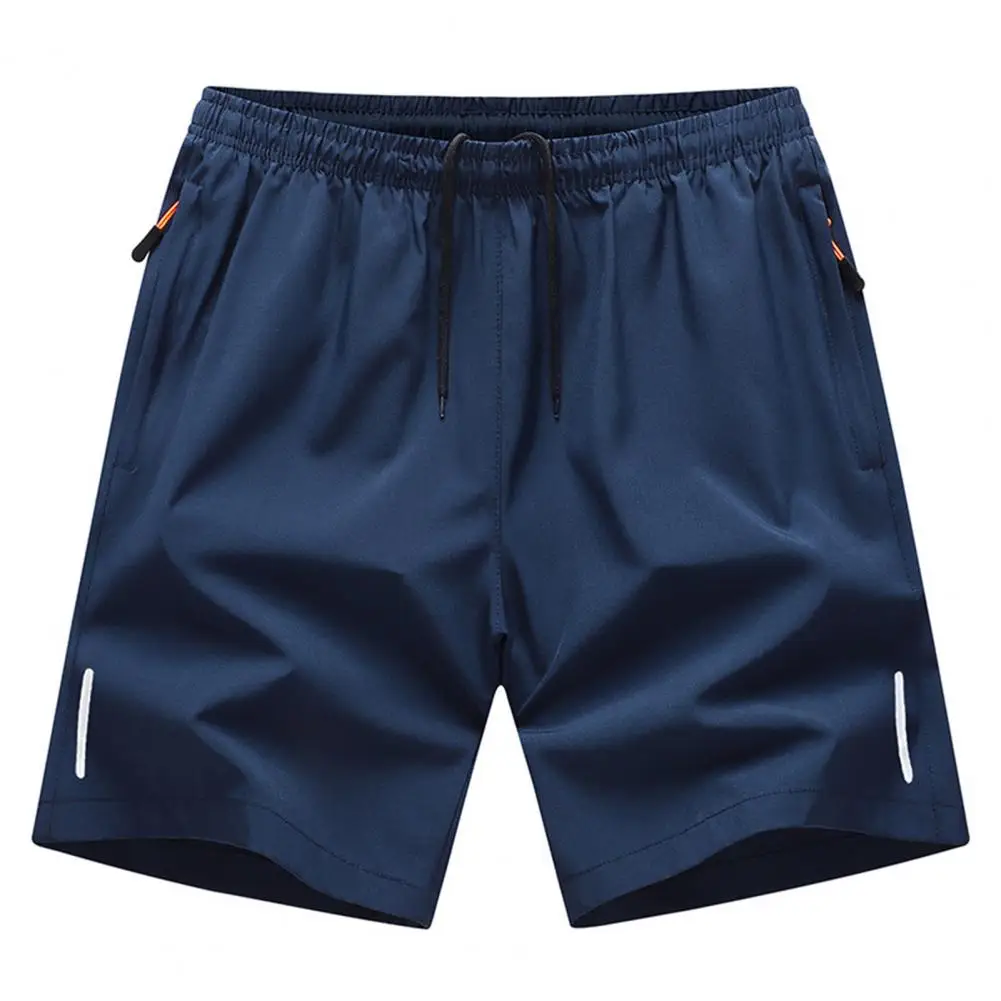

Plus Size Men Summer Shorts Drawstring Loose Breathable Quick Dry Knee Length Straight Pockets Jogging Gym Pants Sweatpants