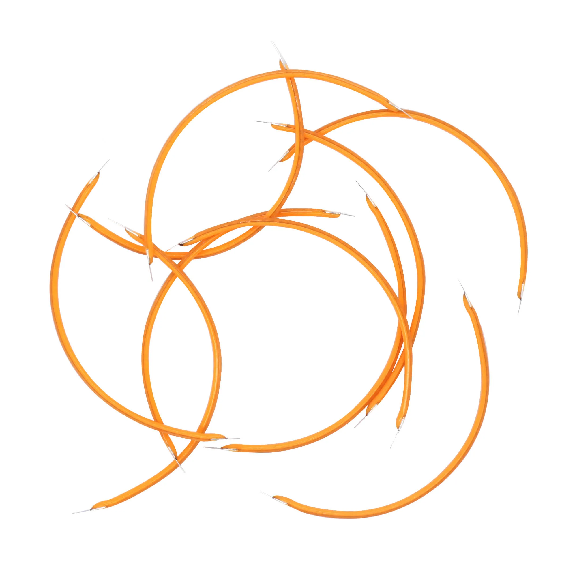 20Pcs Diodo Flessibile Led Filamento Dc3V 80Mm Colore Caldo 2200K Lampadina Led Filamento Diodo Lampada A Filamento Flessibile Accessori Perline