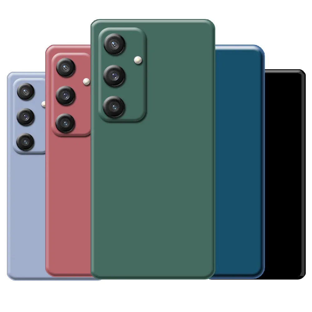 Liquid Silicone Shockproof Phone Case - Durable & Stylish Back Cover