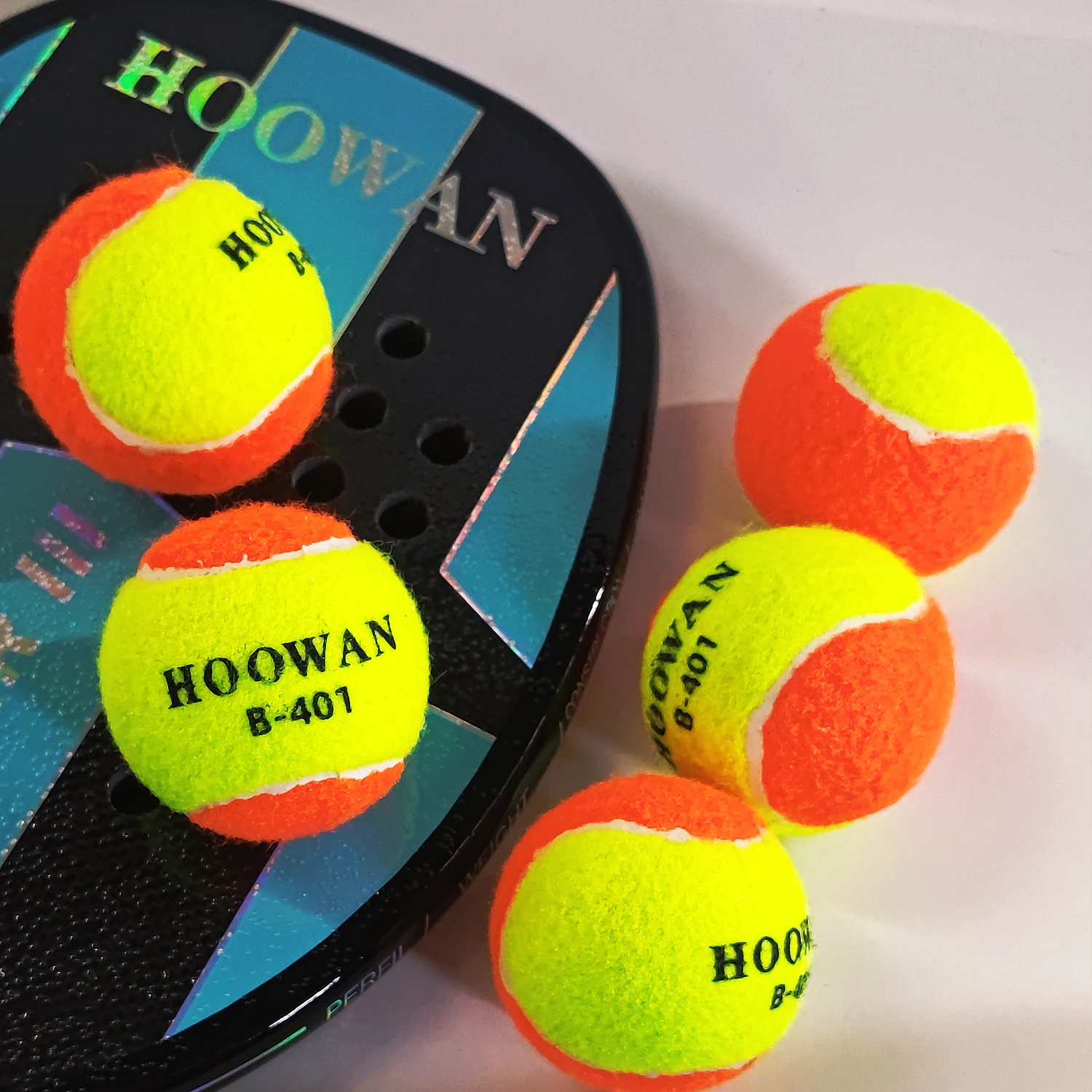 HOOWAN Beach Tennis Ball 1 Unit B-401 Training Ball 50% Pressure Padel Strictly Meet Competition Standards tennis balls