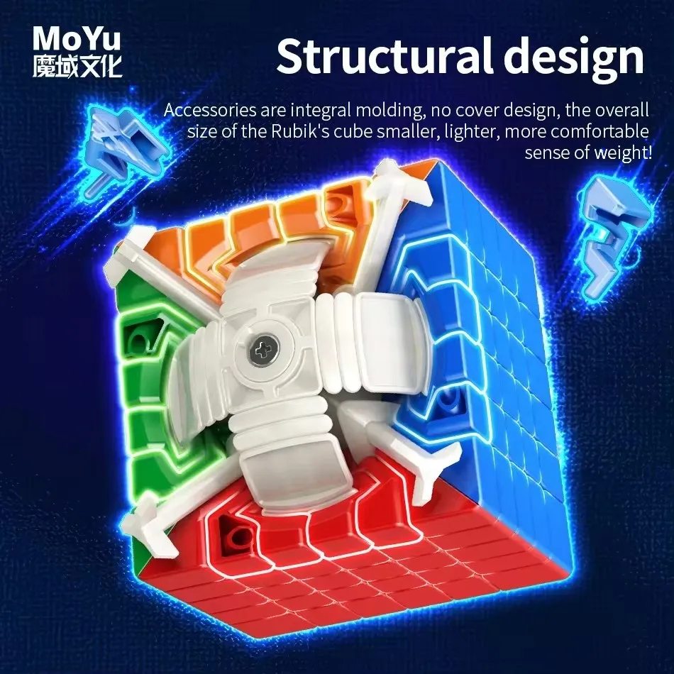 Meilong 6x6 V2 Magnetic Version Magic Cube New Size 61mm Meilong 6x6  Professional Cubo Magico Puzzle Toy For Children Kids Gift 3