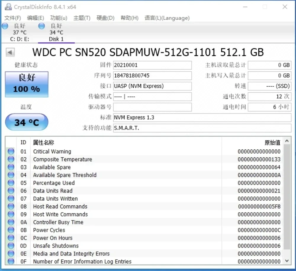 Original SN520 512GB 256GB 128GB M.2 2242 NVME Internal Solid State Drive M.2 2242 NVME SSD For Laptop