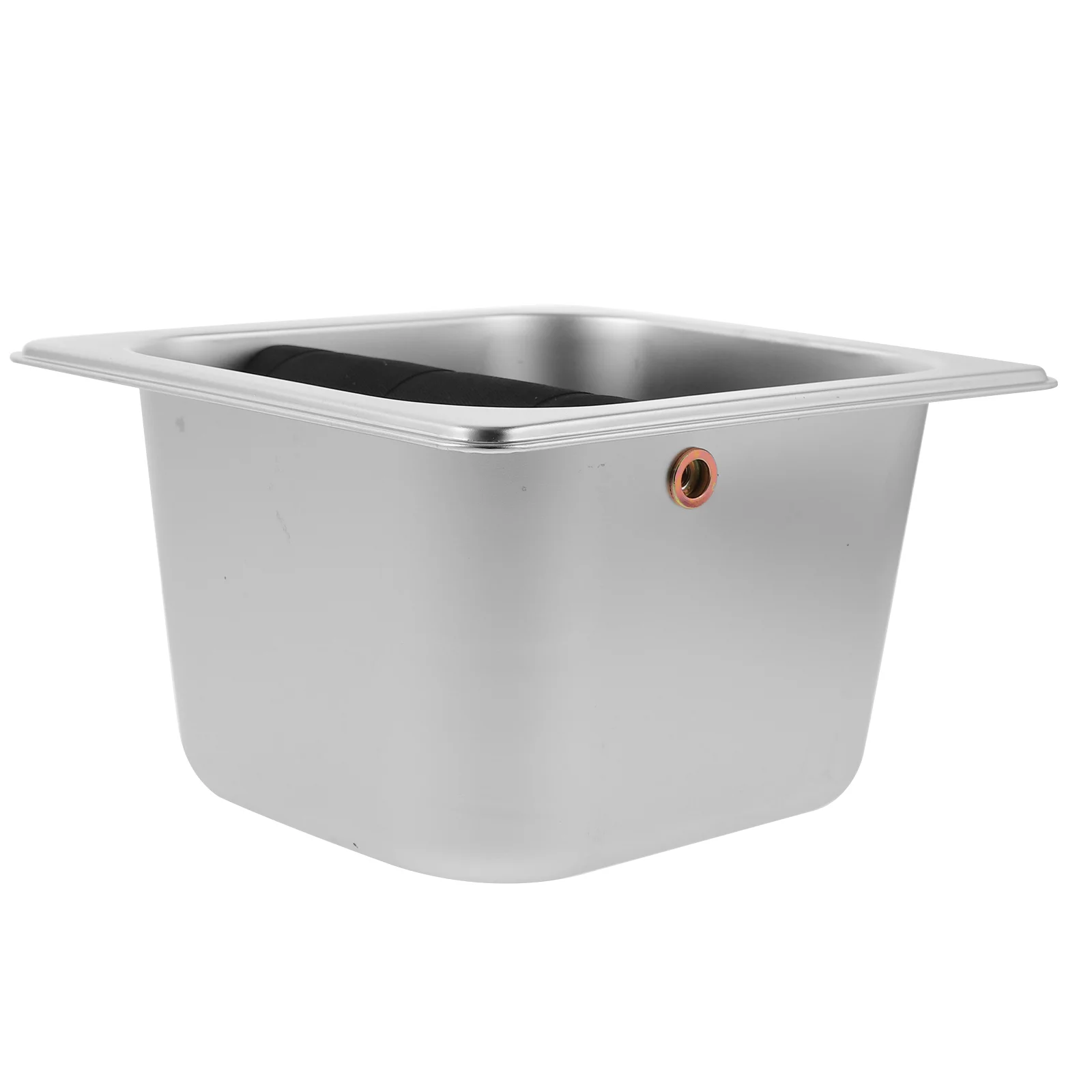 

Coffee Accessories Powder Corner Station Espresso Dump Bin Stainless Steel Used Ground Holder Tools