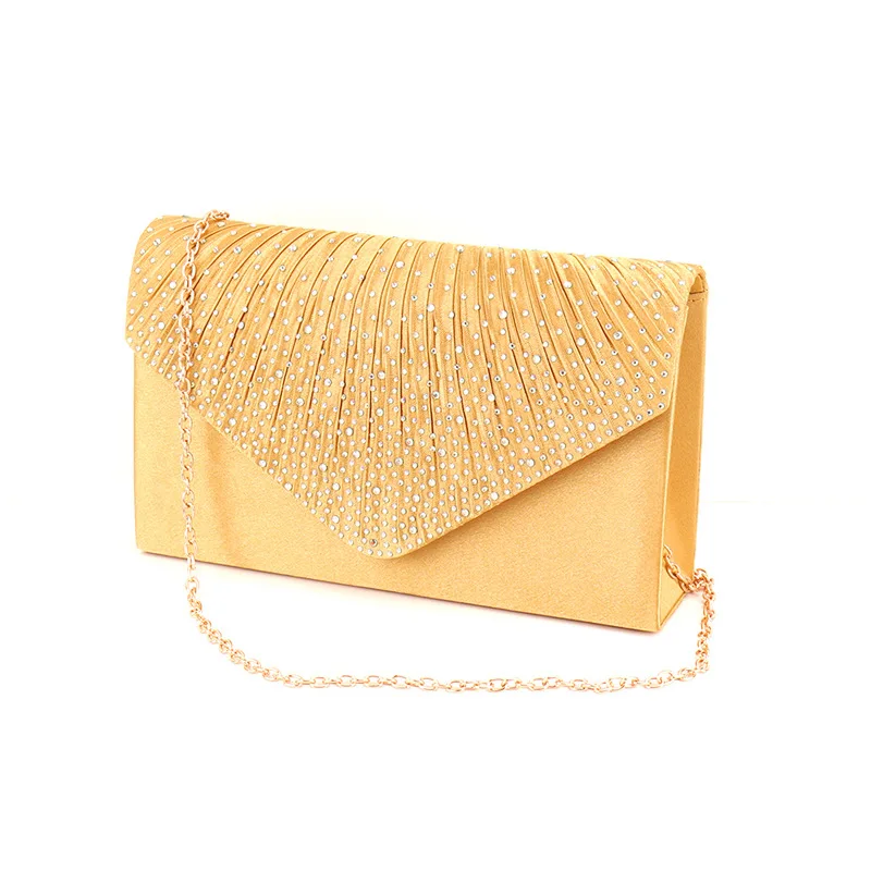 

Womens Fashion Bags Crystal Bling Envelope Handbags