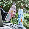 750ml Dinosaur Water Bottle For Kids Water Sippy Cup With Silicone Straw Leakproof Plastic Water Bottles Summer Kids Water Cup 3