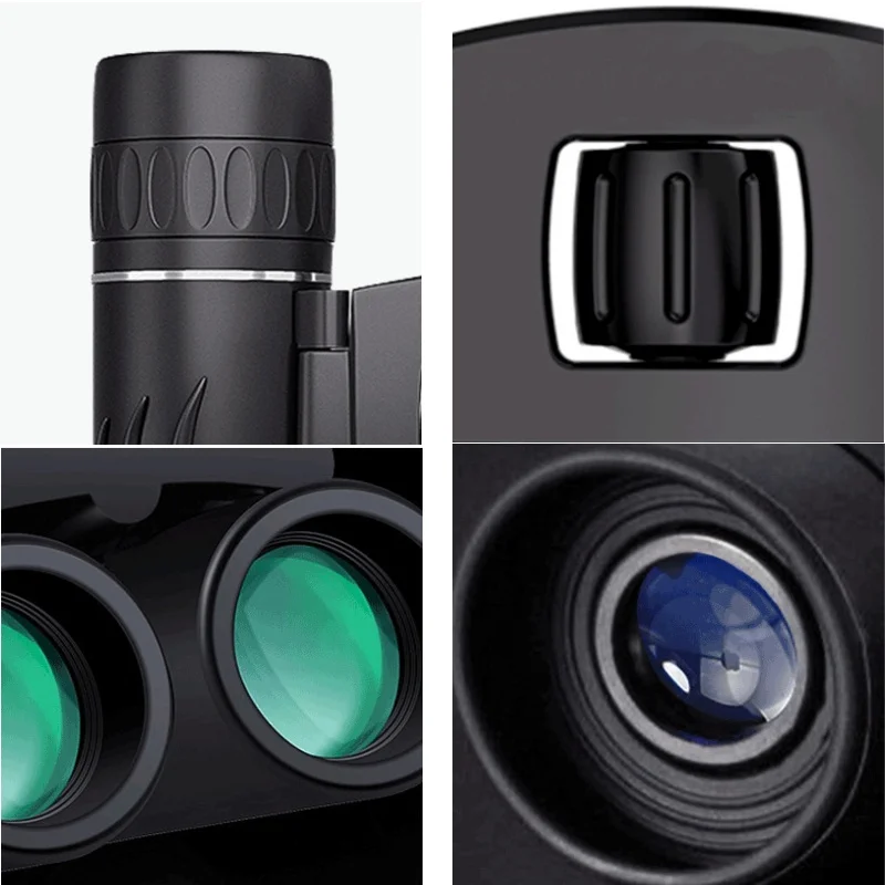Mini 10*9*3cm 40x22 Binoculars HD Moblie Phone Night Telescope Waterproof Telescopes Camping & Hiking 5