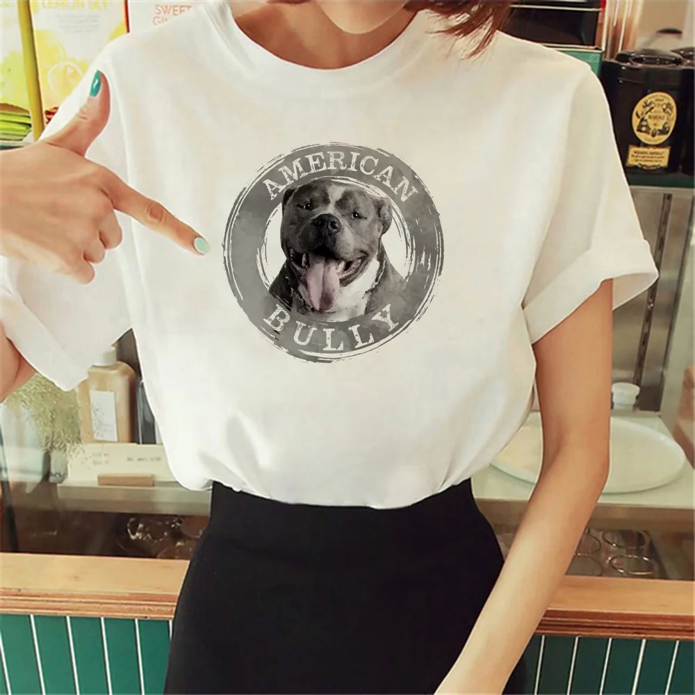 

American Bully top women funny graphic Y2K t shirt girl y2k clothes