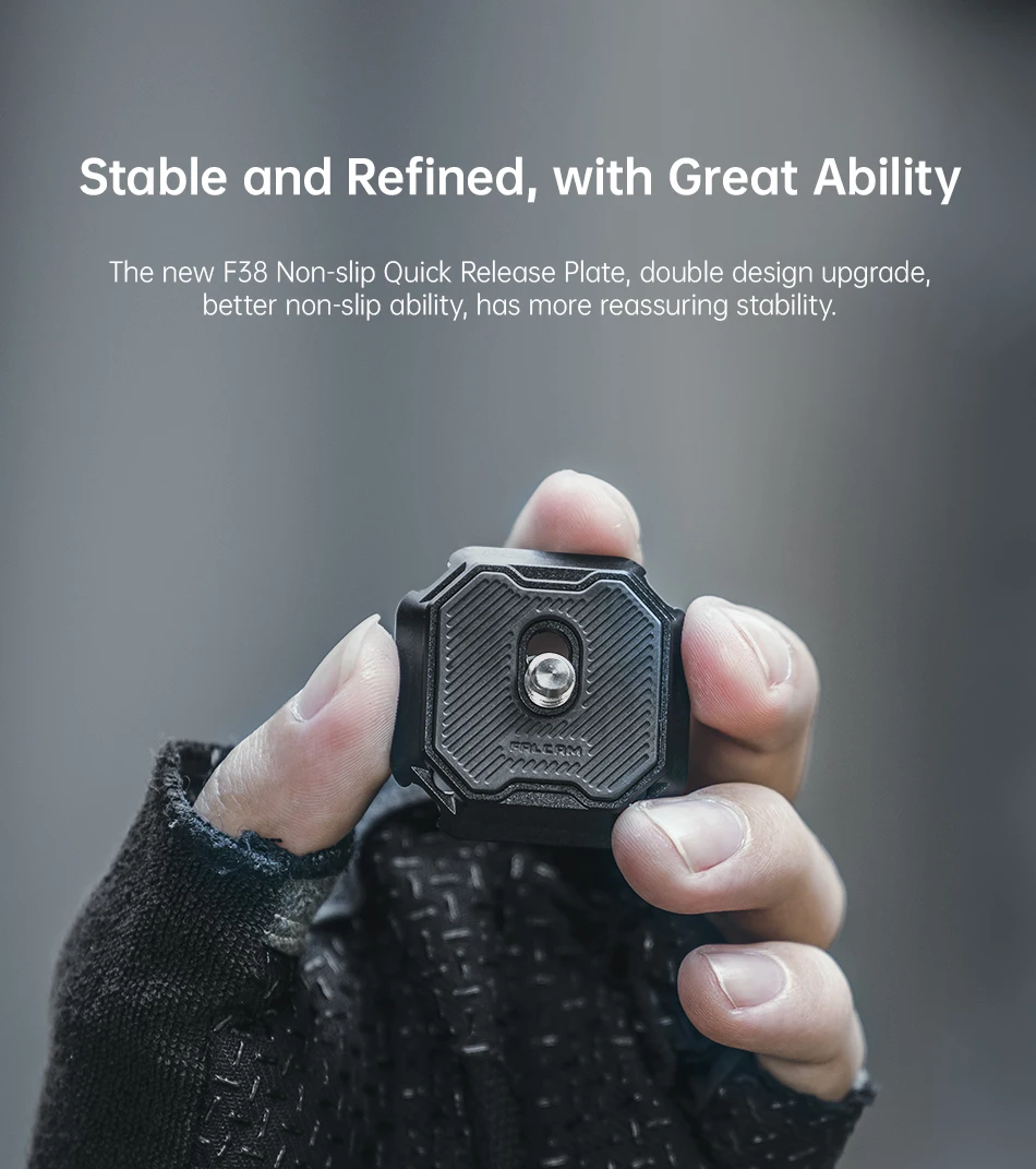 F38 Multi-Hole Quick Release System Plate Universal DSLR Camera Gimbal Arca Swis