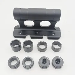 Aluminum Alloy Bicycle Fork Mount Block - Roof Bike Fixed Bracket Holder (Black)