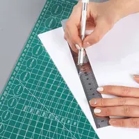 Durable PVC Paper Cutting Pad Grid Line A1/A2/A3/A4/A5/A6 Carving Board Self-healing Double Sided Cutting Mat DIY Art Carving 3