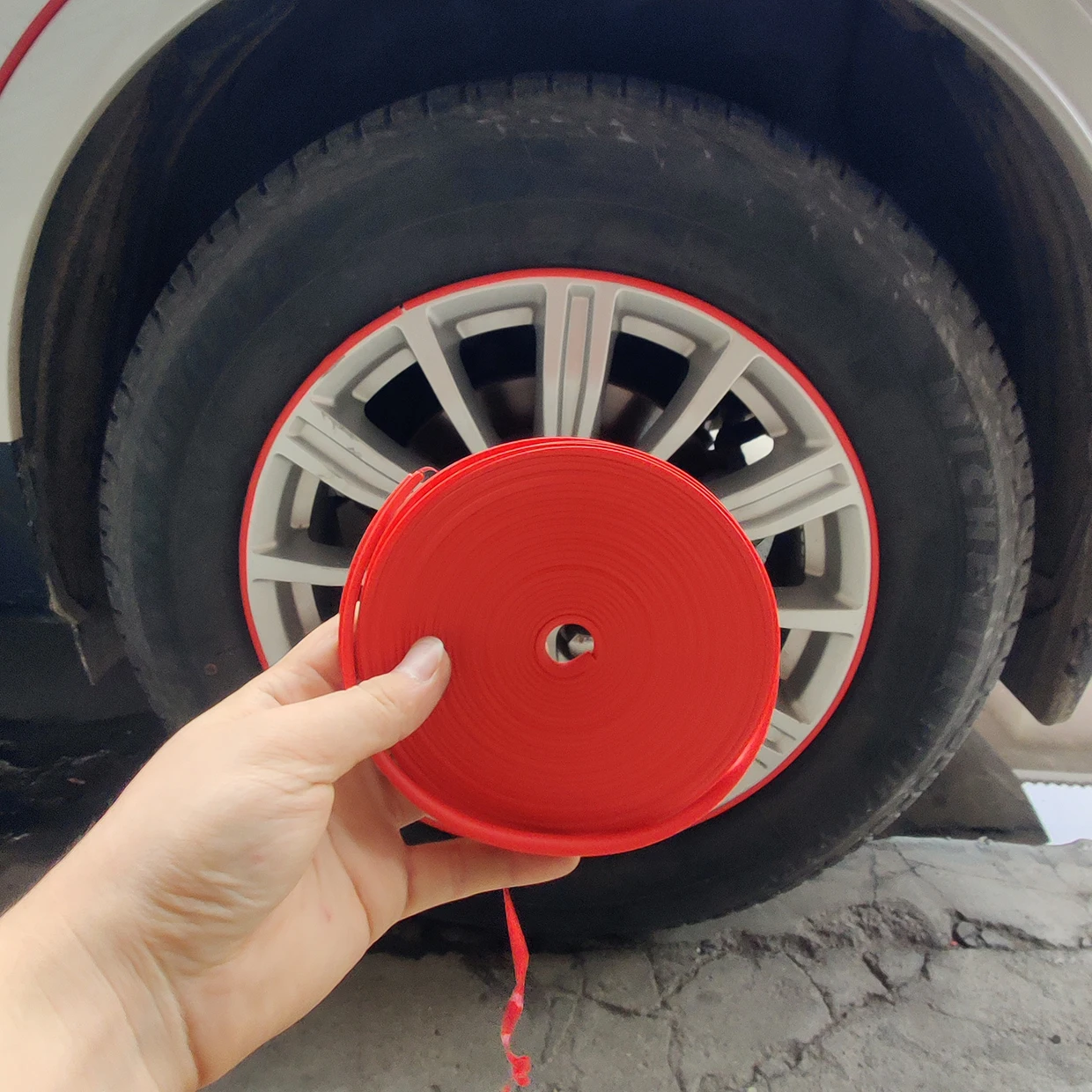 car wheel protection wheel sticker decorative strip rim For Acura CL