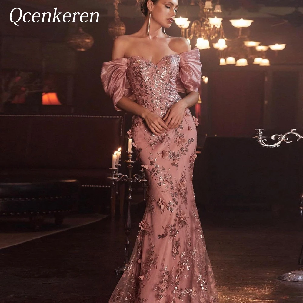 

Bespoke Sexy Off the Shoulder Prom Formal Occasion Suitable Evening Dresses Custom Elegant Mermaid Party Gowns for Women 2023