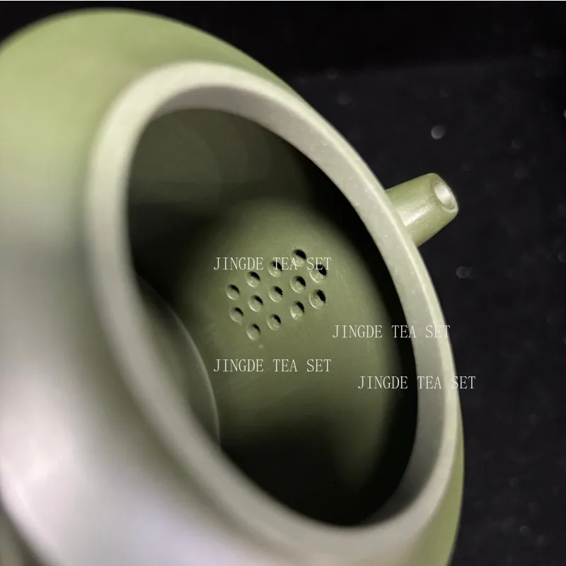 300ml Raw Ore Azure Mud Beauty Teapot Handmade Yixing Purple Clay Tea Pot Tradition Filter Tea Set Chinese Tea Ceremony Gifts