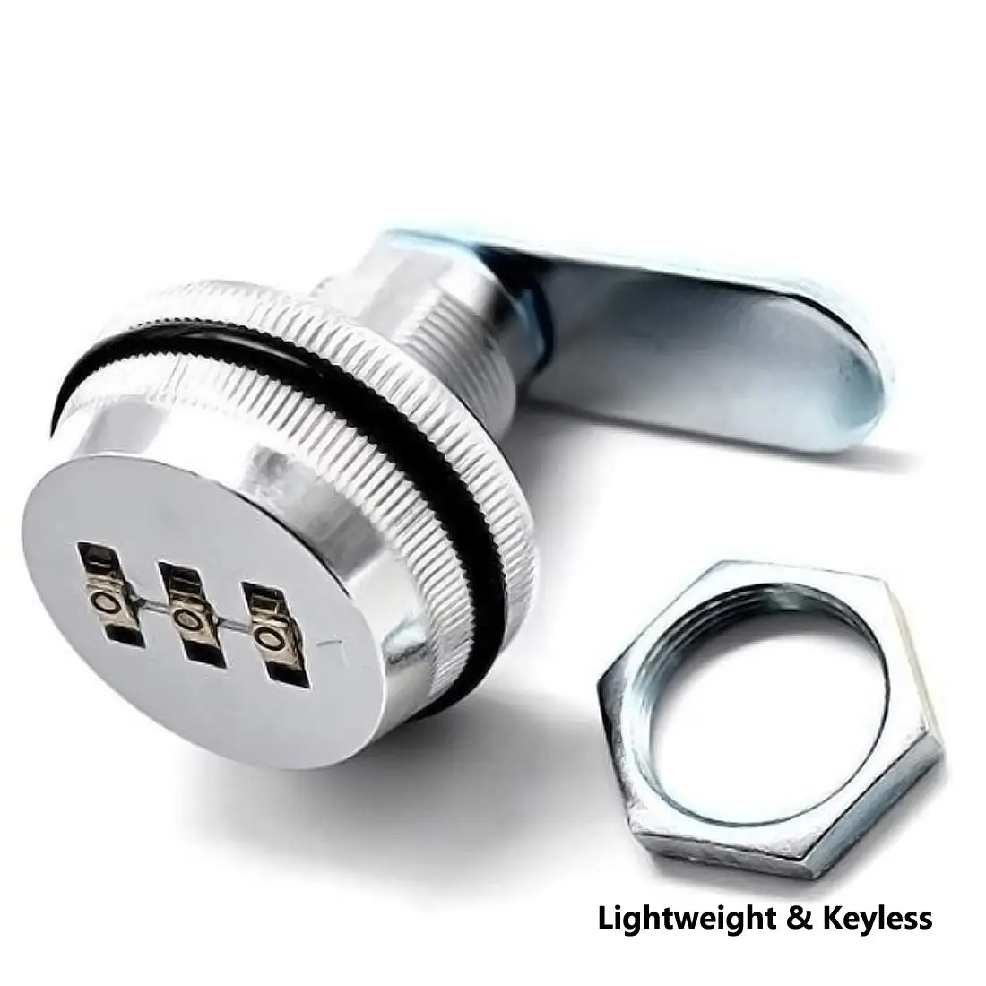 3 Pack Bright Chrome Zinc Alloy Password Coded Lock Keyless Security Drawer Locks for Safety of Box Cabinet Drawer Combination Cabinet Cam Lock #1 3 Pack Bright Chrome Zinc Alloy Password Coded Lock Keyless Security Drawer Locks for Safety of Box Cabinet Drawer Combination Cabinet Cam Lock #1