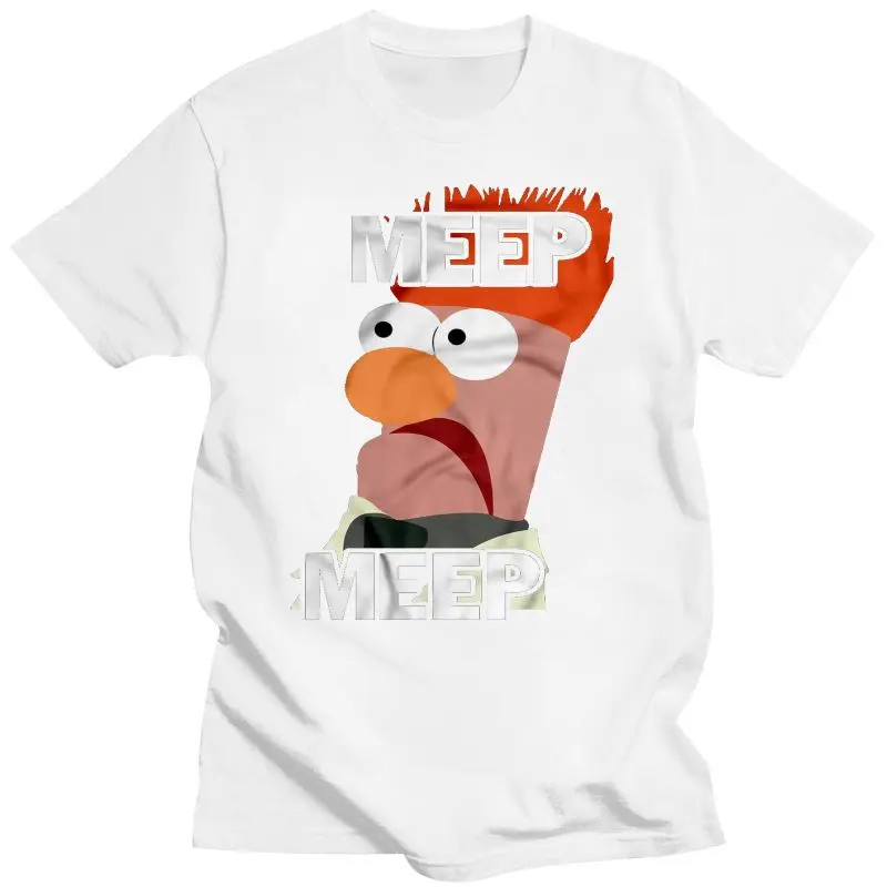 

2022 New Men Funny T Shirt Fashion Tshirt Meep Meep The Muppet Show And Beaker Women T-Shirt