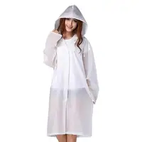 Outdoor Hooded Rain Poncho For Adult Waterproof Lightweight Unisex Raincoat Jacket For Hiking Camping Emergency 1