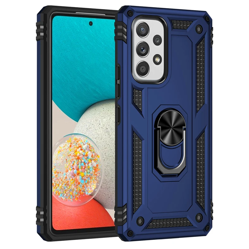 Shockproof Armor Case with Metal Ring Cover - Ultimate Protection