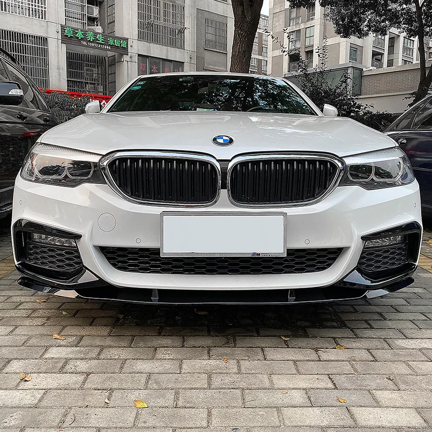 BMW 앞 범퍼 립 스포일러 스플리터 디퓨저 커버, G30 G31 M-Sport, BMW 5 시리즈 525i 530i 2017 2018 2019 2020 가드 바디 키트