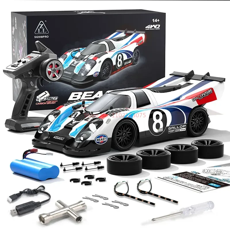 SG918 High-speed Flat-running Drift Racing RC Car 1∶16 Full-scale Rc Four-wheel Drive Remote Control Car Model 6