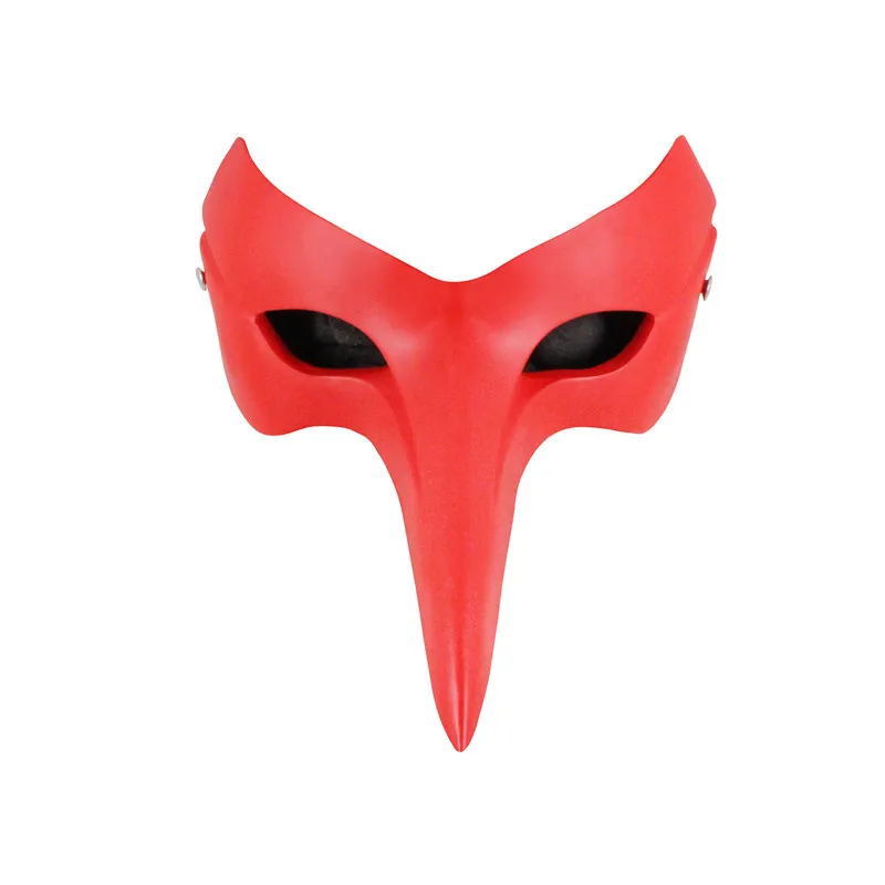 

Half Face Mask Role Playing Mask Bird Mouth Plague Doctor Mask Halloween Makeup Ball Role Play Party Mask Resin