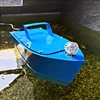 RC Boat Tumbler High Power Dragnet Boat Metal 4 Motor Stainless Steel Trawler Put Fish Net Boat Model 1