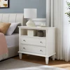Monterey 6 Drawer Double Dresser and Nightstand Set (White) 5