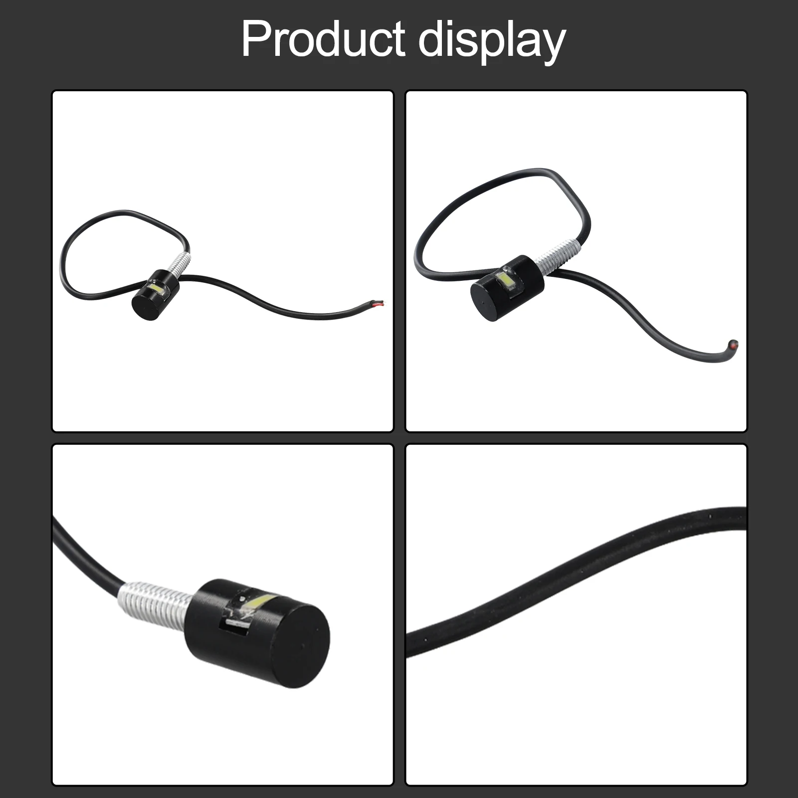 

1W Lamps LED Lights White 2Pcs 6000-7000K Number Shock Resistant Super Bright Tail 12V Auto Bolt Direct Bolt-on