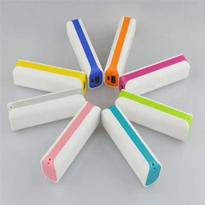 미니 배터리 뱅크 파워 백 케이스, 휴대용 핸드폰 18650 배터리 백업 충전기, USB DIY 박스, 배터리 보관 케이스
