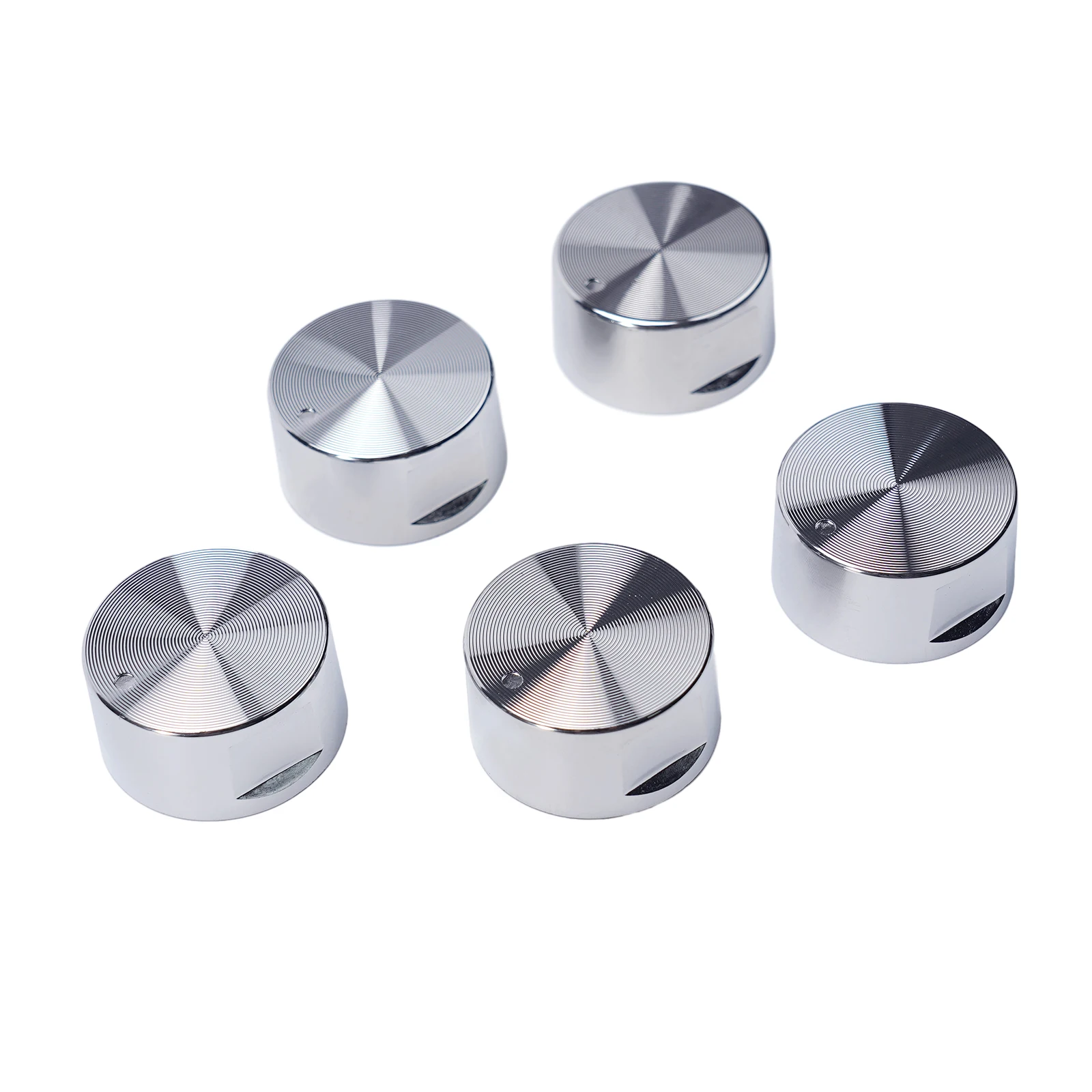 

Round Knob Rotary Switches 6mm Diameter Aluminum Alloy Cooktop Parts Easy Installation For Cooktop Modern Simple