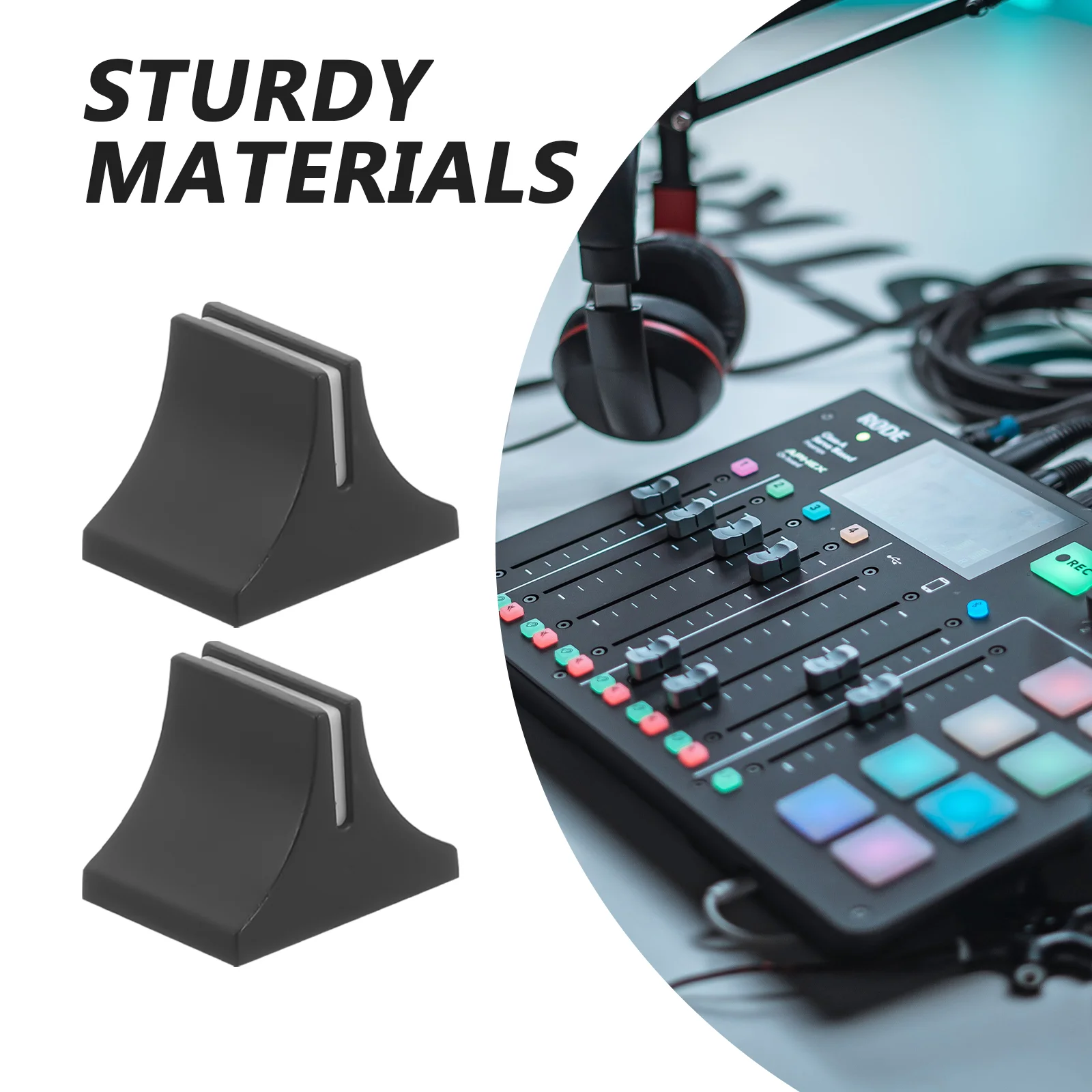 20 Pcs Mixer Push-pull Cap Accessories Clipper Slider Fader Knobs Plastic Replacement Console