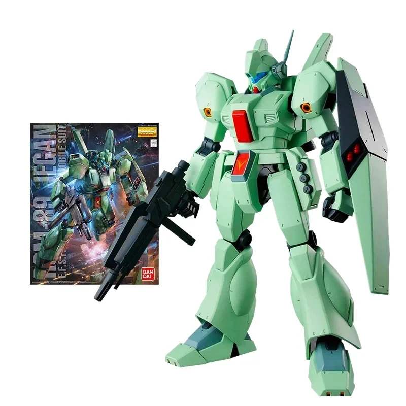 

Оригинальный подлинный мобильный костюм Bandai MG 1/100 Jie Gang Advanced, подвижная человеческая фигурка Gundam, Коллекционная модель, праздничный подарок
