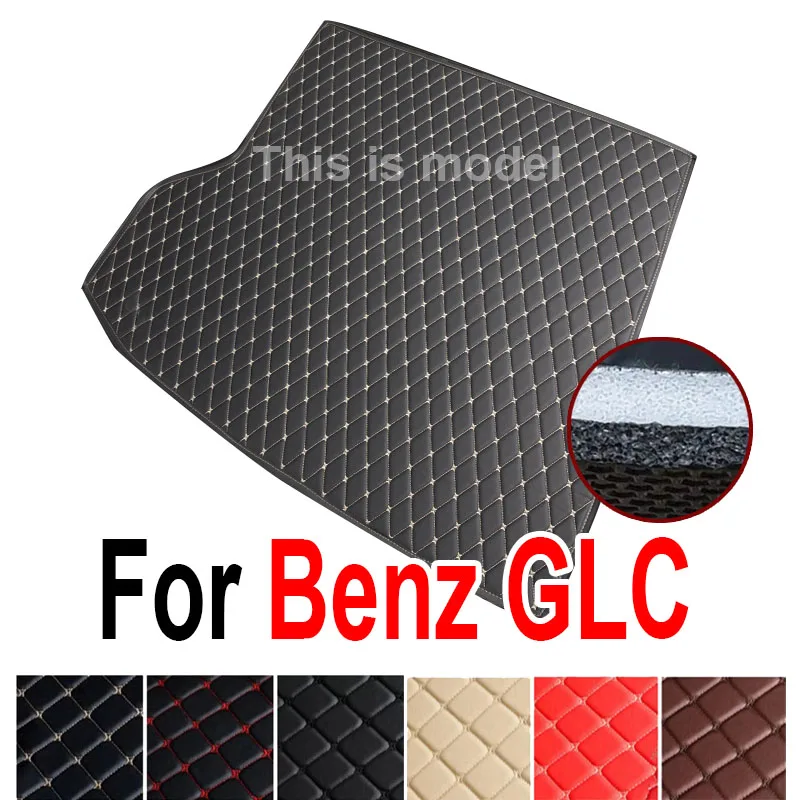 

Car trunk mat for Benz GLC COUPE SUV C253 2017 2018 2019 2020 2021 cargo liner carpet interior accessories cover