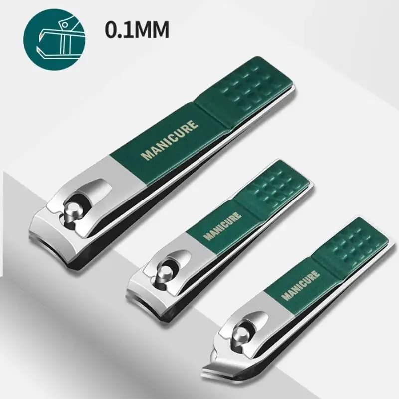 Professional Manicure & Pedicure Set - Stainless Steel Nail Care Kit with Leather Case, Facial Tools & Callus Remover,