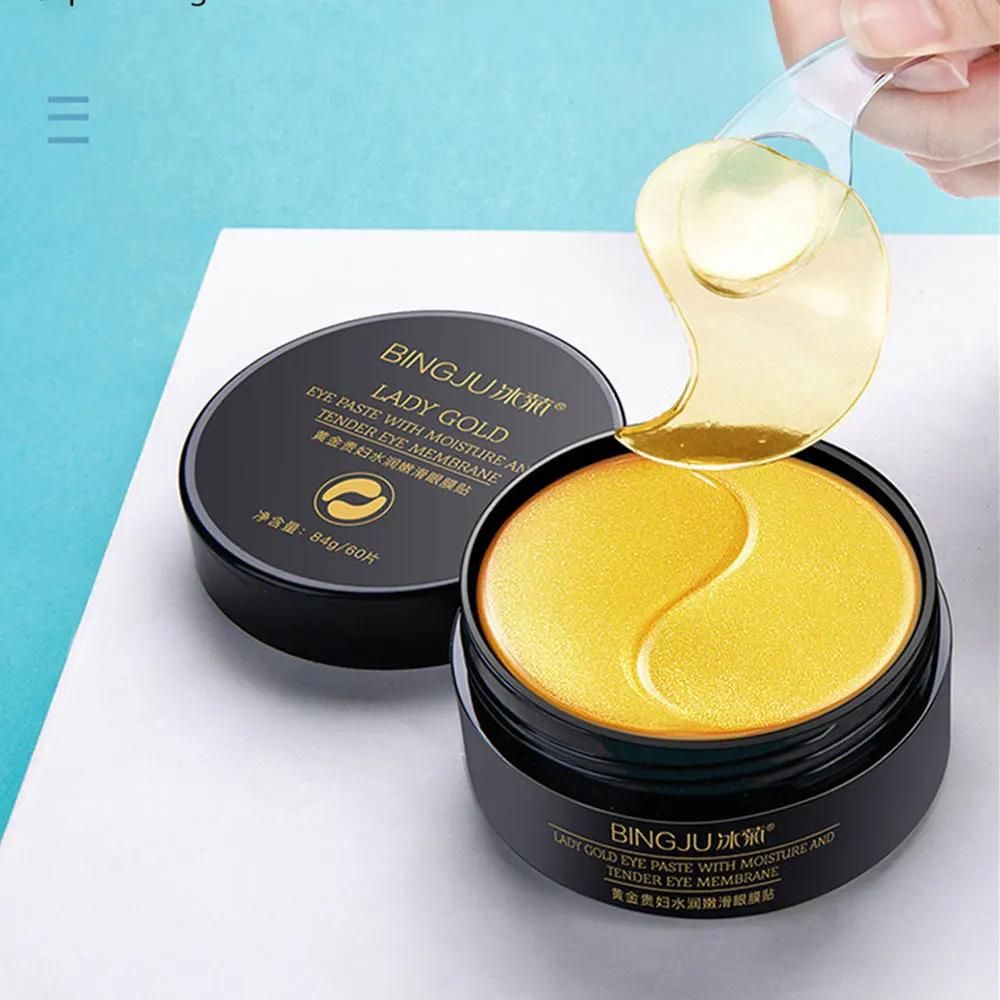 

Gold Moisturizing Crystal Collagen Eye Mask PatchEyes Firming Anti-Wrinkle Anti Aging Remove Dark Circles Eye Care TSLM1