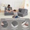 25D Sponge Modular Kids Play Couch for Playroom Kids Modular Couch, Convertible Foam Couch Kids Play Set for Creative Play 3