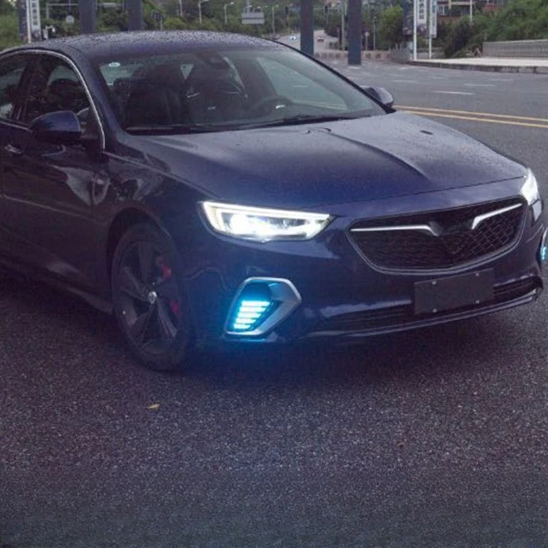 DRL for Buick Regal GS 2017 2018 Led Daytime Running Lights Dynamic Yellow Turn Signal Front Fog Lamp Modification 12V Daylights detail image 3