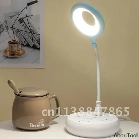 USB 소켓 테이블 램프, 자유롭게 접을 수 있는 휴대용 LED 조명, 깜박임 없음, 부드러운 빛 절약, 에너지 눈 보호, 근시 키트에서 멀리 떨어짐