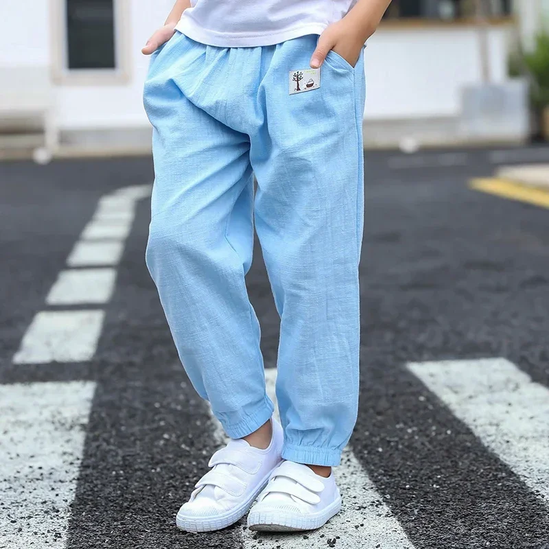 Kids Cotton Linen Pants 6